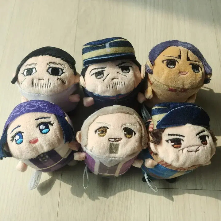 [BUNJANG] Golden Kamuy Gororin Mascot Nuigurumi Bundle Set / 골든카무이 고로린 마스코트 누이 일괄
