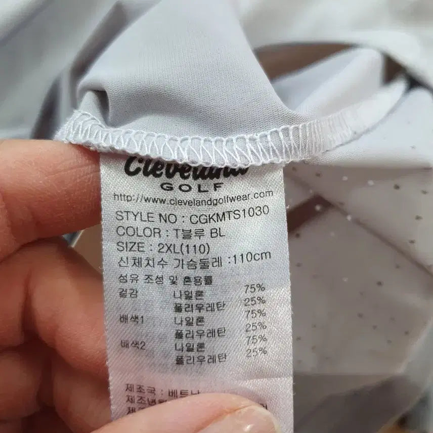 [SOLD OUT] 클리브랜드 골프 반팔 폴로티셔츠 그레이
