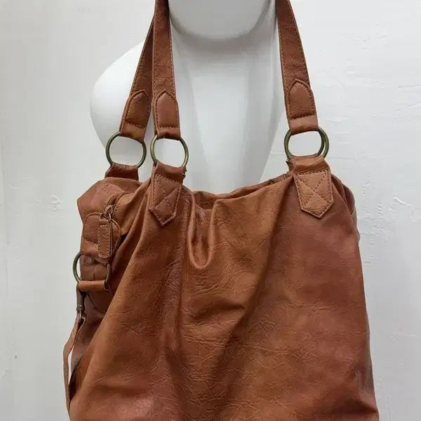 [BUNJANG] Brown Tote Bag / 브라운 토트백