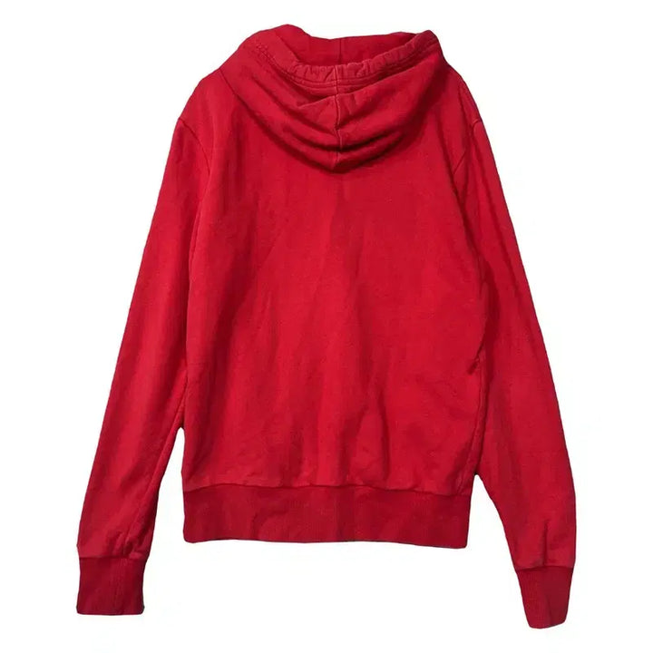 [BUNJANG] Lacoste Big Logo Red Hoodie / 라코스테 빅로고 레드 후드티 90