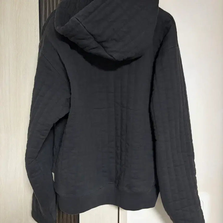 [BUNJANG] Stussy Vertical Quilted Hoodie Zip-up Black L / 스투시 버티컬 퀄티드 후드집업 블랙 L