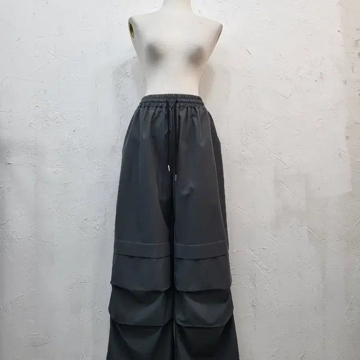 [BUNJANG] Wide Adjustable String Training Pants / 와이드 스트링조절 팬츠 F