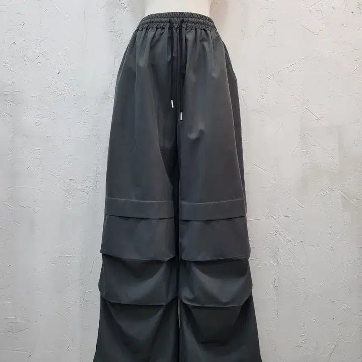 [BUNJANG] Wide Adjustable String Training Pants / 와이드 스트링조절 팬츠 F