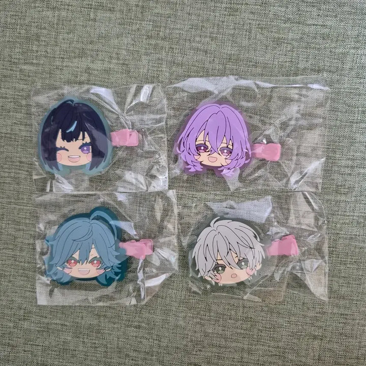 [BUNJANG] Ensemble Stars Esprit Yume Raika Kanna Hair Clip Bundle / 앙스타 에스프리 헤어클립 에스 유메 라이카 칸나 일괄