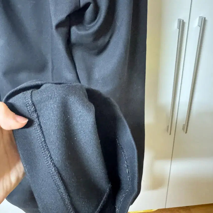 [BUNJANG] Basic Black Slacks / 슬림핏 일자 기본 블랙 슬랙스 s