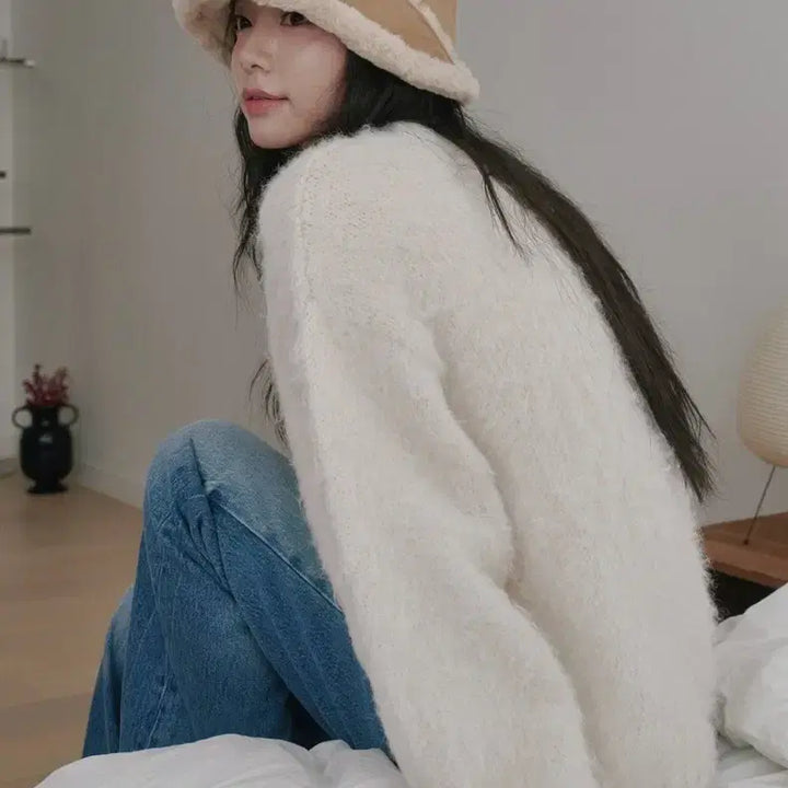 [BUNJANG] Moon Suede Bonnet Hat Beige / (새상품) 올인컴플리트 moon 스웨이드 보닛햇 모자 베이지