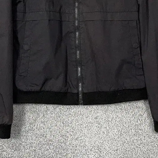 [BUNJANG] Calvin Klein Gray Logo Blouson Jacket M / 캘빈클라인 그레이 완장 로고 블루종 자켓 M