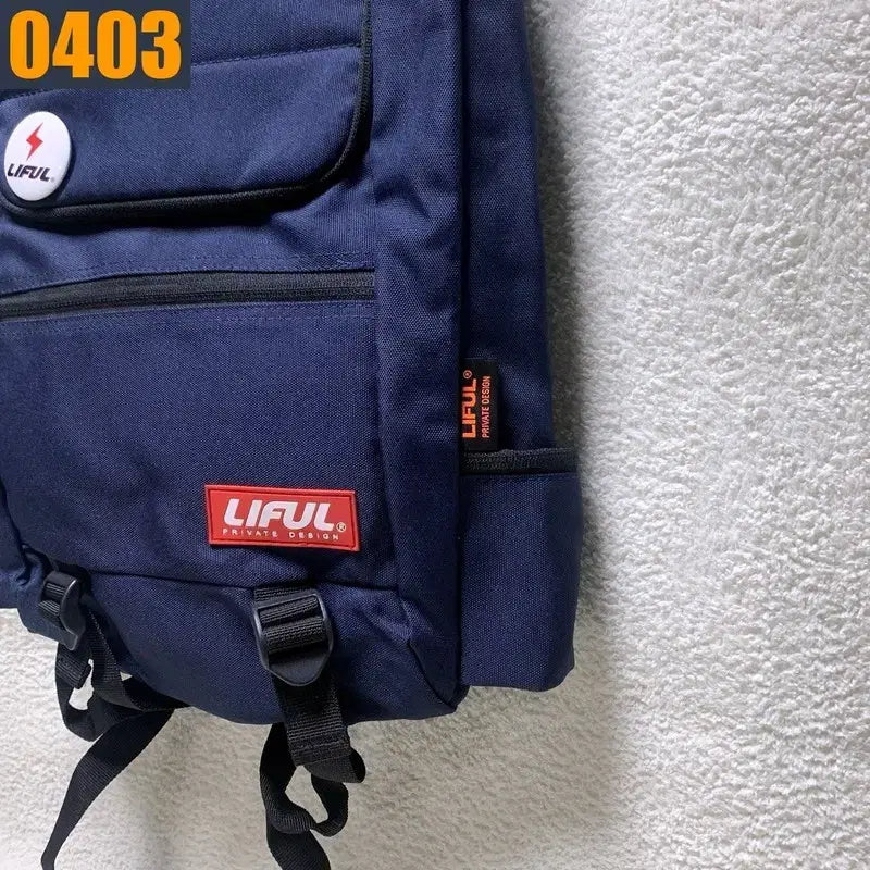 [BUNJANG] LIFUL Navy Backpack / 라이풀 네이비 백팩