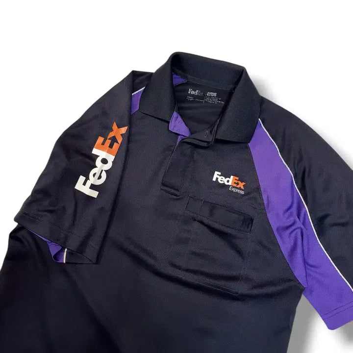 [BUNJANG] FedEx Official Uniform Polo Shirt (L) / [L] 페덱스 오피셜 유니폼 카라 티셔츠
