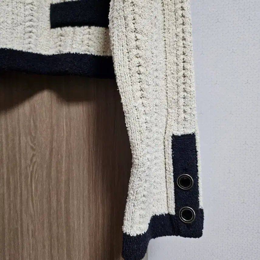 [BUNJANG] Kozet Black Trim Cardigan / 코젯 배색 가디건