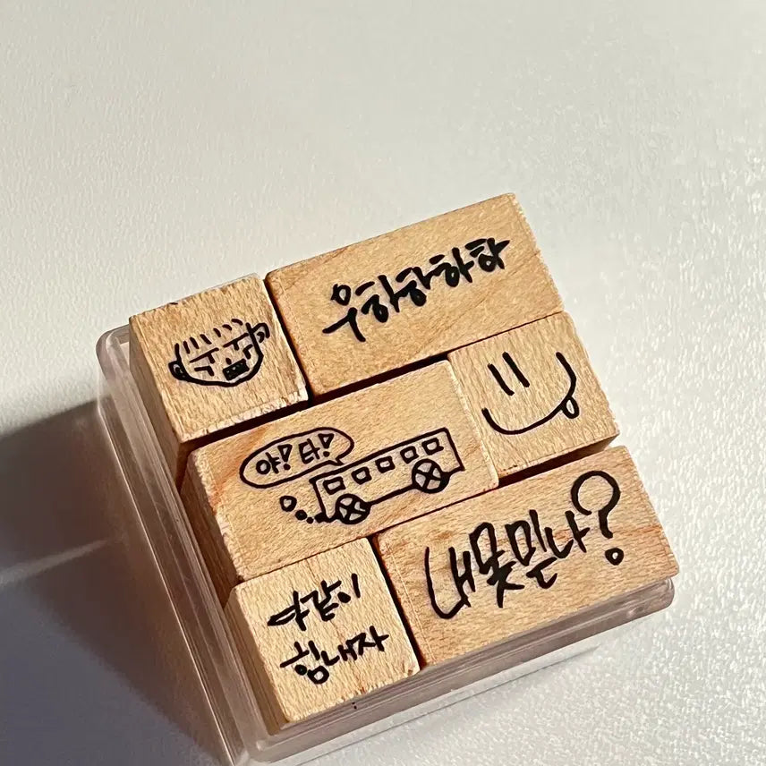 [BUNJANG] 2PM 2010 Concert Stamp Set / 2pm  2010 콘서트 스탬프 도장 맴버들 직접 그린 도안입니다
