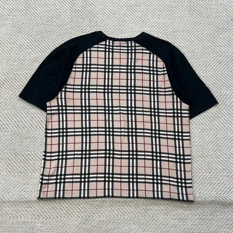 [BUNJANG] Burberry Nova Check Short Sleeve T-shirt / 버버리 노바체크 반팔티 r3362