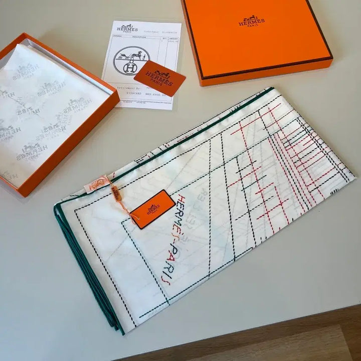 [BUNJANG] Hermes Pique Seller Scarf / 에르메스 Pique Seller 스카프