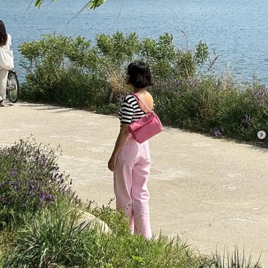 [BUNJANG] Bron Chicks Label Le Lami Linen Dying Pants (S) / 템팅 린넨 다잉 팬츠 s 핑크 브라운 브론 칙스라벨 르라미