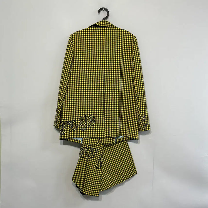[BUNJANG] Lucky Chouette 20SS Set Up Jacket &amp; Skirt / 럭키슈에뜨 20SS 셋업 자켓 + 치마 38사이즈