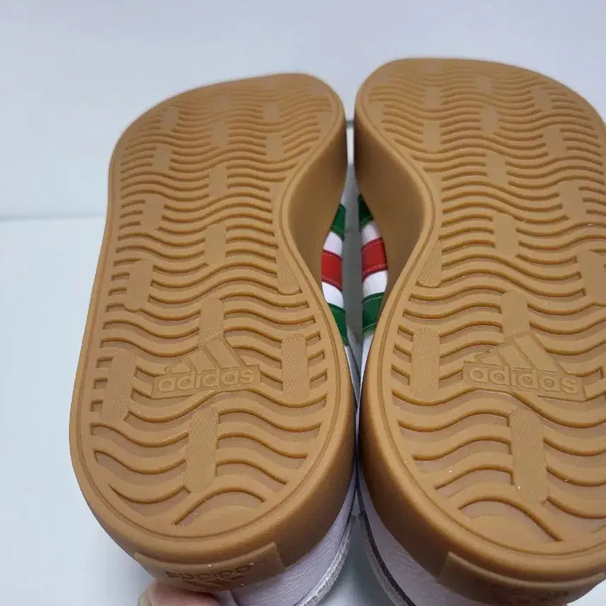 [BUNJANG] Adidas VL Court 3.0 Sneakers / 아디다스 VL Court 3.0 흰/녹/빨 스니커즈