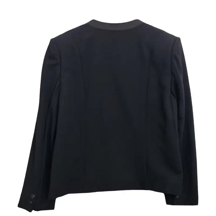 [BUNJANG] TOKYO IGIN Black Collarless Blazer [L] Jacket / TOKYO IGIN 블랙 노카라 블레이저 [L] 하객룩 자켓/ 오피스룩