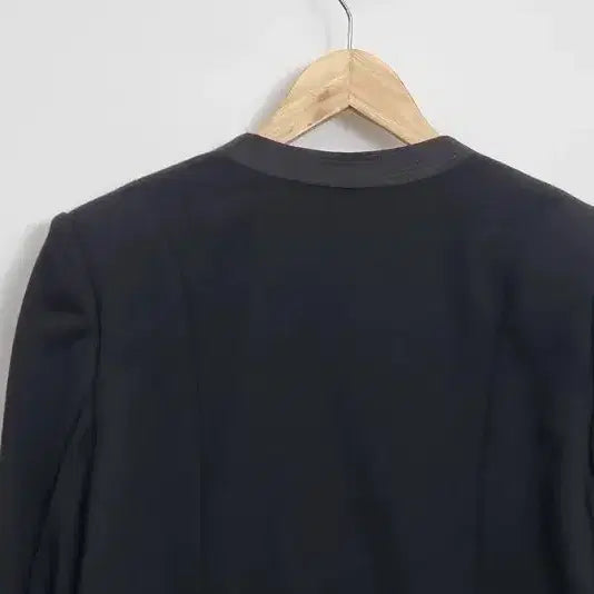 [BUNJANG] TOKYO IGIN Black Collarless Blazer [L] Jacket / TOKYO IGIN 블랙 노카라 블레이저 [L] 하객룩 자켓/ 오피스룩