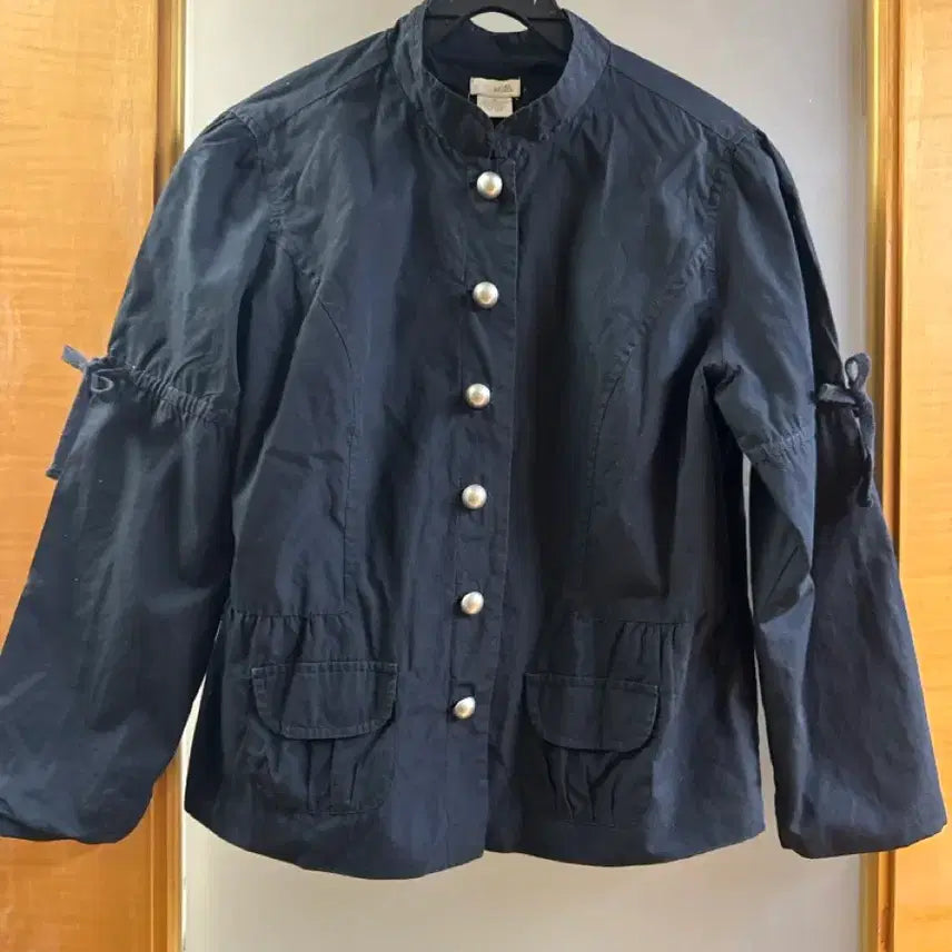 [BUNJANG] Odille Black Cotton Jacket / Odille 블랙 면 자켓