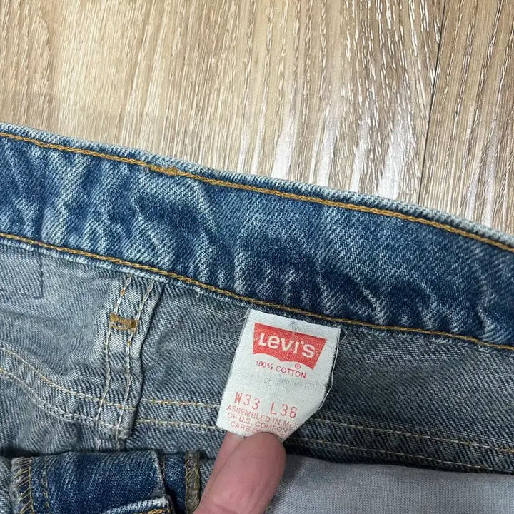 [SOLD OUT] 90s 리바이스 505 오렌지탭 청바지 33