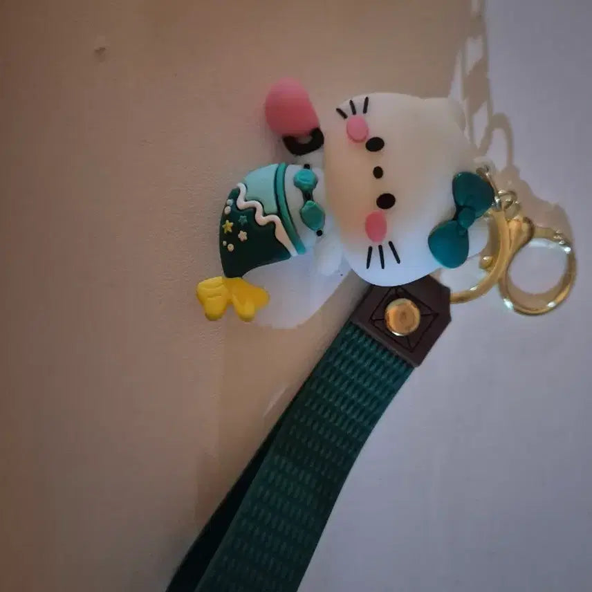 [BUNJANG] Starbucks Hello Kitty Keyring Plush Key Holder / 스타벅스 키티 키링 인형 키홀더
