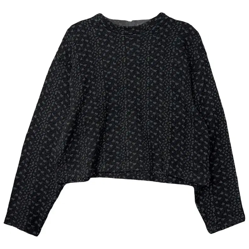 [BUNJANG] MESSAGERIE Dot Pattern Green Knit Sweater / MESSAGERIE 도트 패턴 그린 니트 M