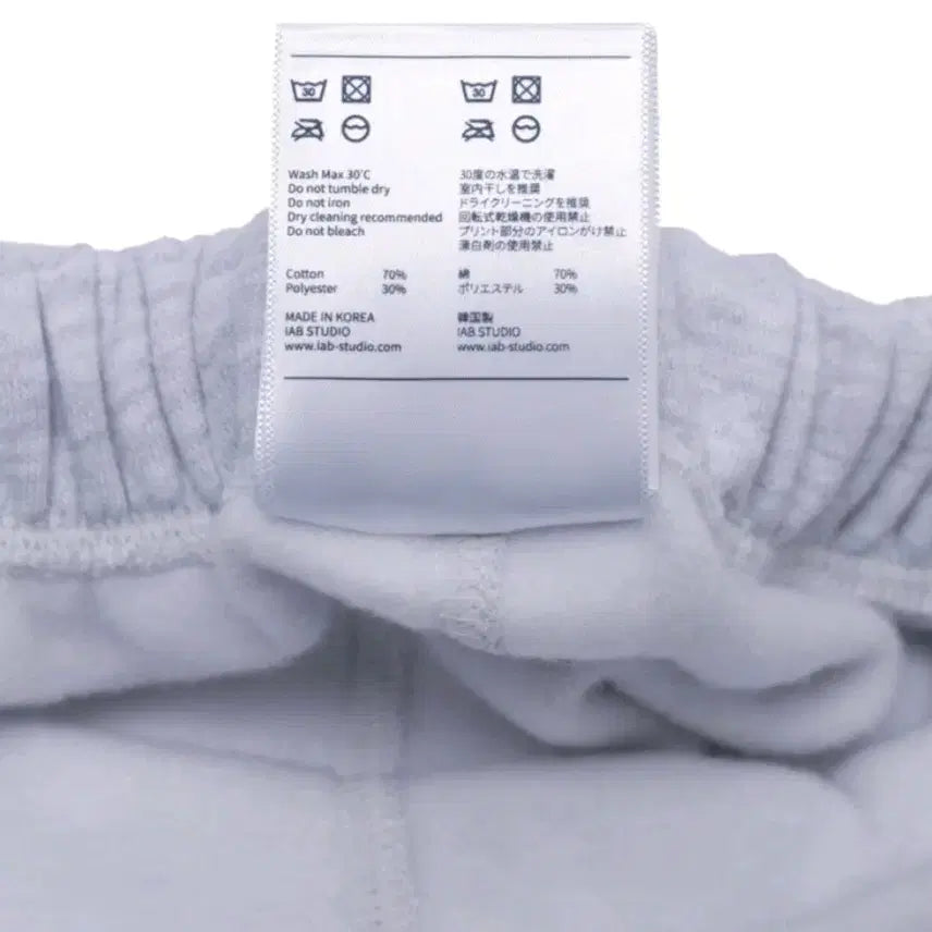 [BUNJANG] IAB Studio Sweatpants Light Gray / [M사이즈] 아이앱스튜디오 스웨트 조거 팬츠 라이트 그레이 새제품 판매