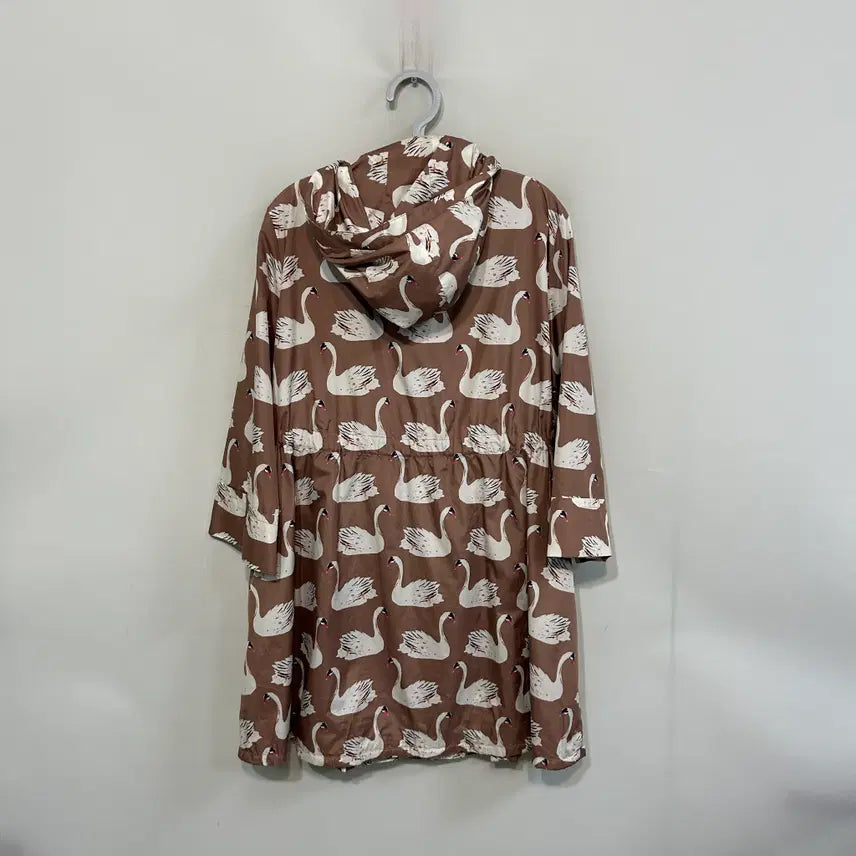 [BUNJANG] Renny Ron Swan Trench Coat Raincoat 55 / 레니본 백조 트렌치코트 레인코트 55