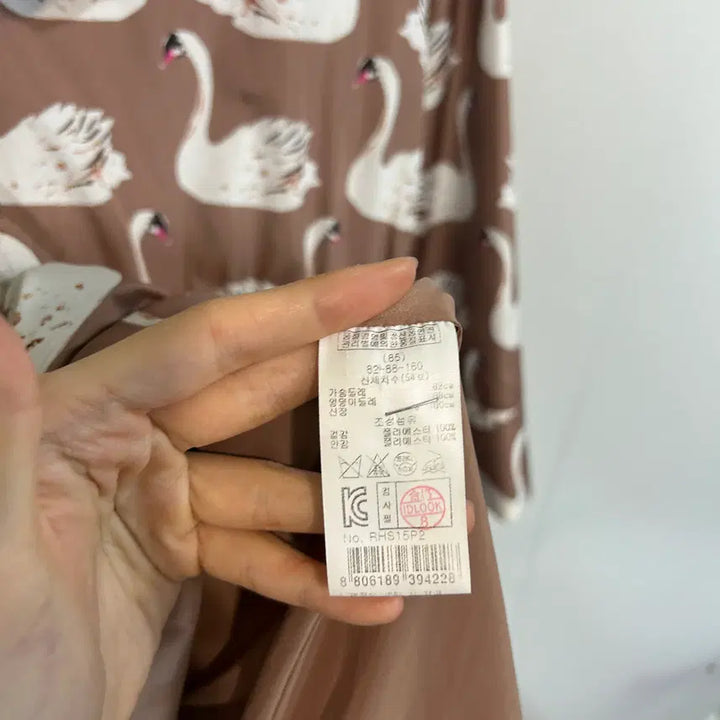 [BUNJANG] Renny Ron Swan Trench Coat Raincoat 55 / 레니본 백조 트렌치코트 레인코트 55