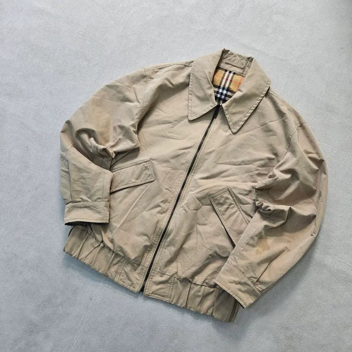 [BUNJANG] Burberry Reversible Harrington Jacket / L 버버리 체크 리버시블 헤링턴 자켓 0401Y