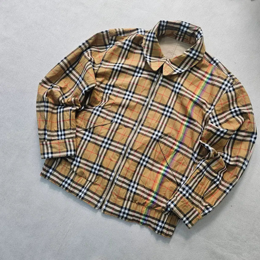 [BUNJANG] Burberry Reversible Harrington Jacket / L 버버리 체크 리버시블 헤링턴 자켓 0401Y