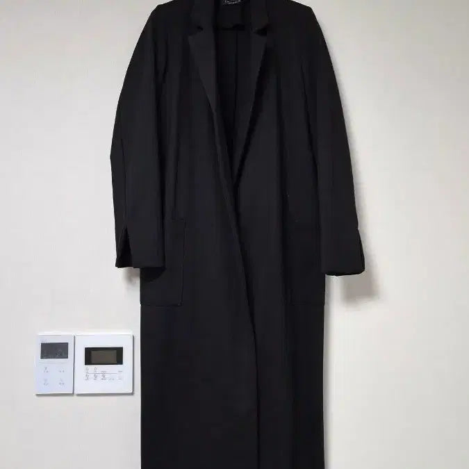 [BUNJANG] Black Long Coat / 여성 블랙 롱 코트  <새상품>