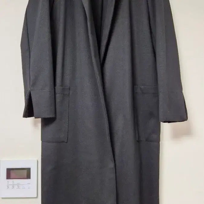 [BUNJANG] Black Long Coat / 여성 블랙 롱 코트  <새상품>