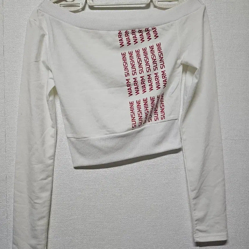 [BUNJANG] Warm Sunshine Long Sleeve T-shirt / 화이트 Warm Sunshine 긴팔 티셔츠