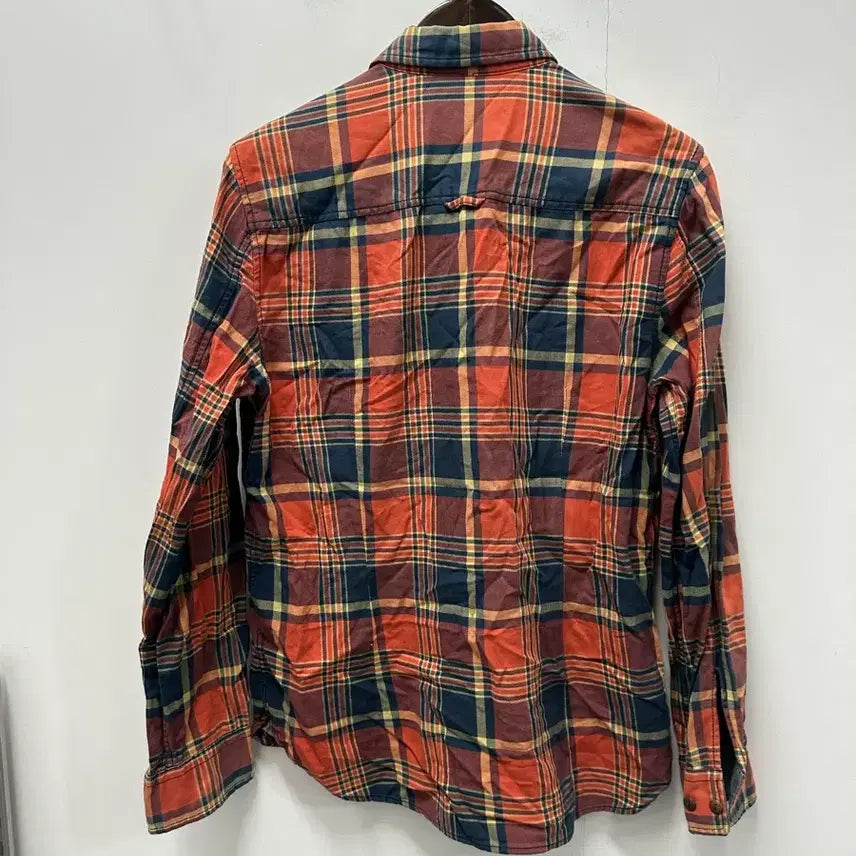 [SOLD OUT] [만원 아라비아빈티지] series 시리즈 오렌지 체크 셔츠 100