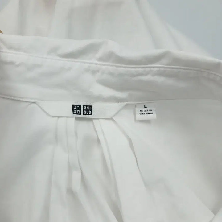 [BUNJANG] Uniqlo Pullover 7-Part Dress Shirt / 유니클로 풀오버 7부 드레스 셔츠 100