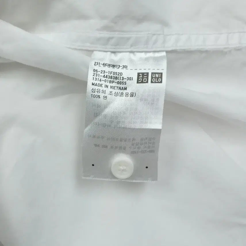 [BUNJANG] Uniqlo Pullover 7-Part Dress Shirt / 유니클로 풀오버 7부 드레스 셔츠 100
