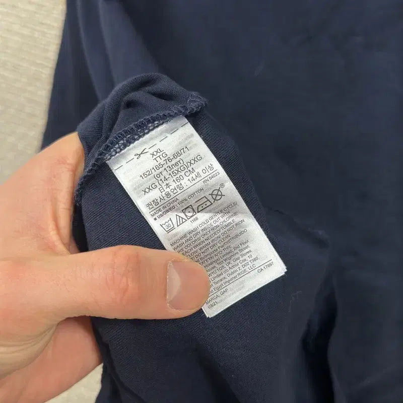 [BUNJANG] GAP Printed Short Sleeve T-shirt / 갭 GAP 캐주얼 프린팅 숏 반팔티 90 A08574
