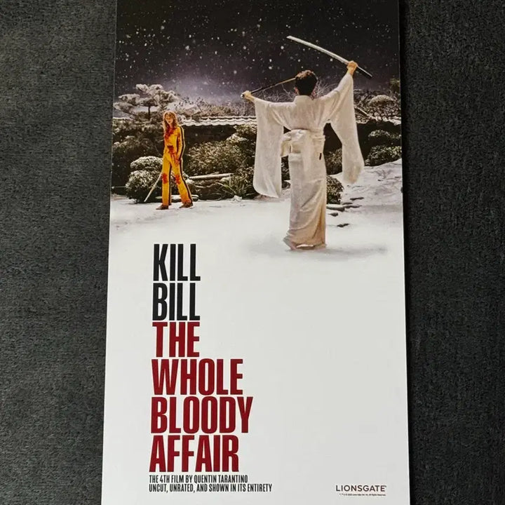 [BUNJANG] Kill Bill Mega Original Ticket (OT) Mega Box Movie Goods / 킬빌 메가 오리지널 티켓 오티 메가박스 영화 굿즈 특전 킬 빌 만우절