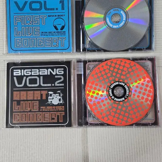 [SOLD OUT] 빅뱅앨범 라이브 콘서트 CD Vol.1+Vol.2 일괄판매