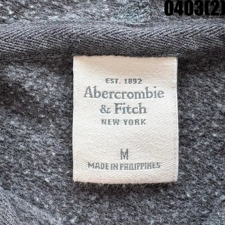 [BUNJANG] Abercrombie Crop Hoodie Gray M / 아베크롬비 크롭 후드티 그레이 m