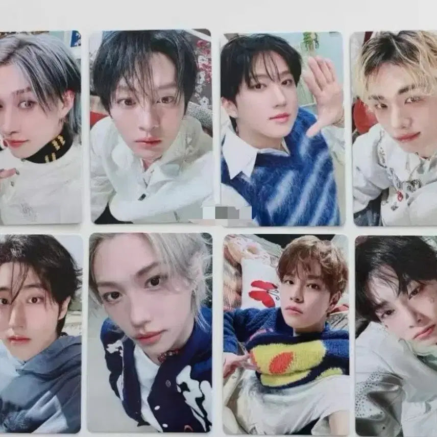 [BUNJANG] Stray Kids Fanmeeting POB Photocard Bundle Set / 스키즈 팬미팅 온라인 MD 엠디 특전 포카 일관 8장 같이