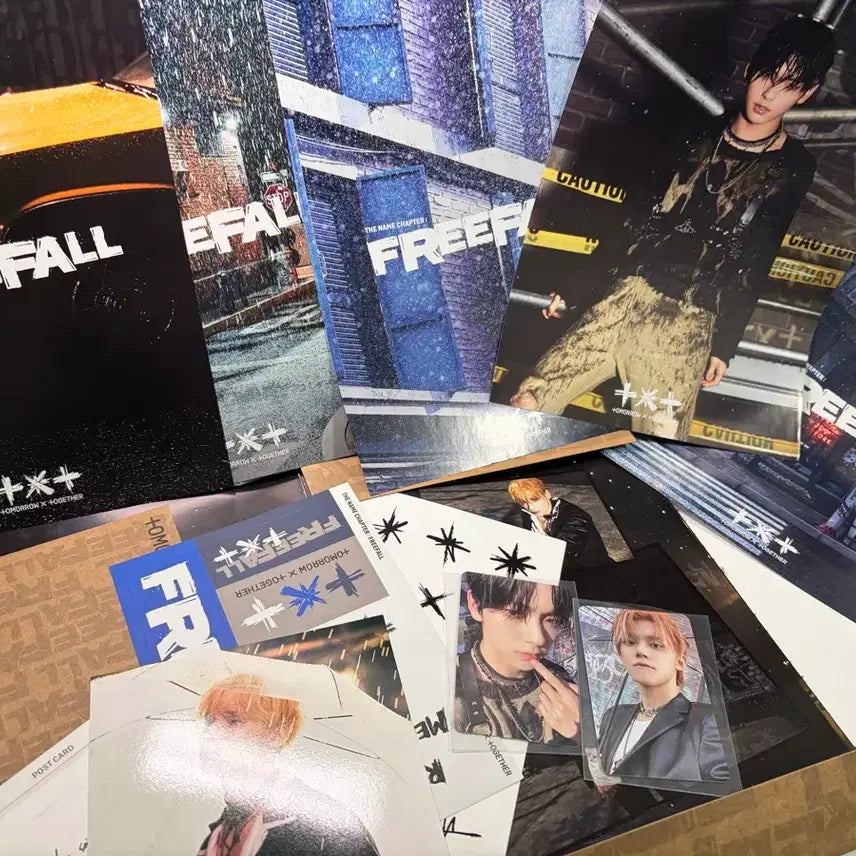 [BUNJANG] TXT Freefall Album Bundle Set / 투모로우바이투게더 Freefall 앨범 포카 굿즈