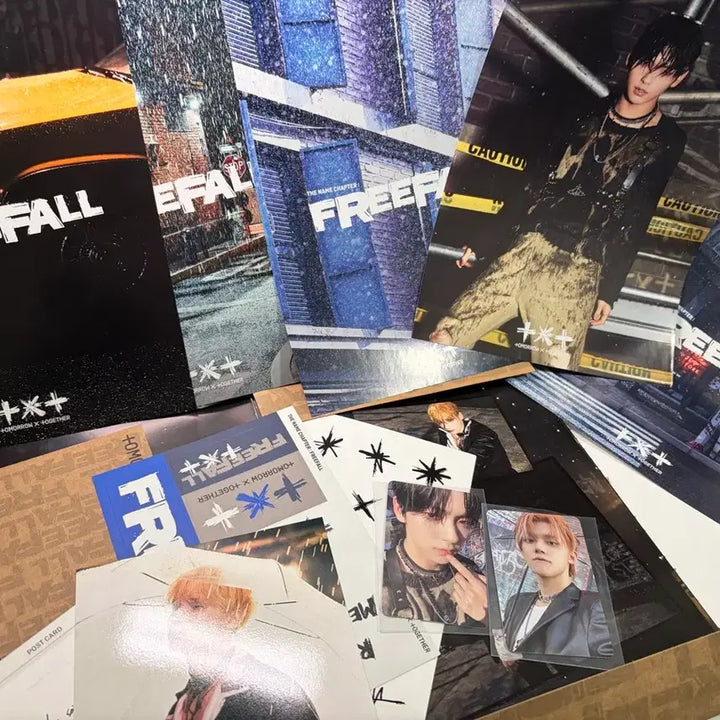 [BUNJANG] TXT Freefall Album Bundle Set / 투모로우바이투게더 Freefall 앨범 포카 굿즈