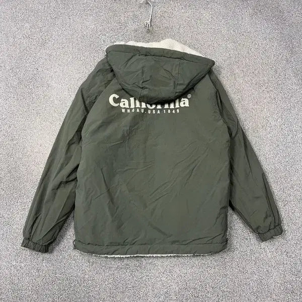 [BUNJANG] Who.A.U. Reversible Green White Fleece Jacket (Small) / 후아유 양면 그린 화이트 뽀글이 점퍼 Small