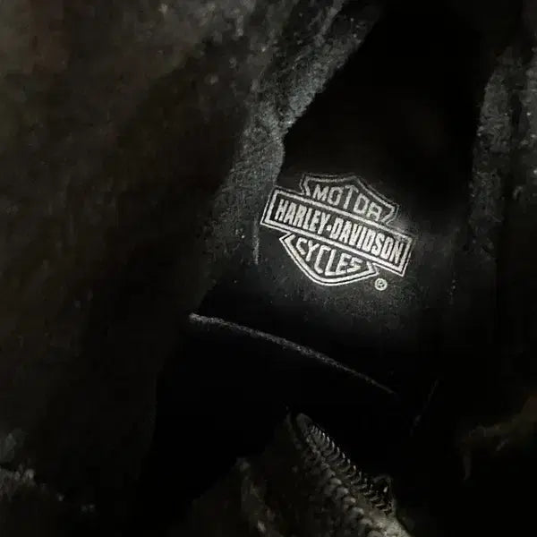 [BUNJANG] Harley Davidson Lace-Up Heel Boots / 할리데이비슨 레이스업 힐 부츠