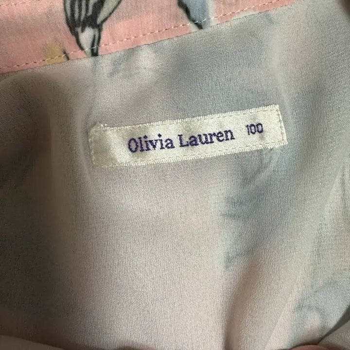 [BUNJANG] Olivia Lauren Chiffon Flower Blouse Size 100 / Olivia Lauren 쉬폰 플라워 블라우스 100