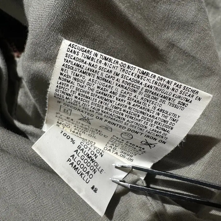 [SOLD OUT] [XL] Diesel 디젤 웨스턴 체크 후리스 베스트 조끼