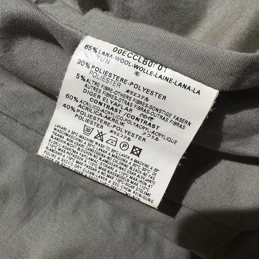 [SOLD OUT] [XL] Diesel 디젤 웨스턴 체크 후리스 베스트 조끼