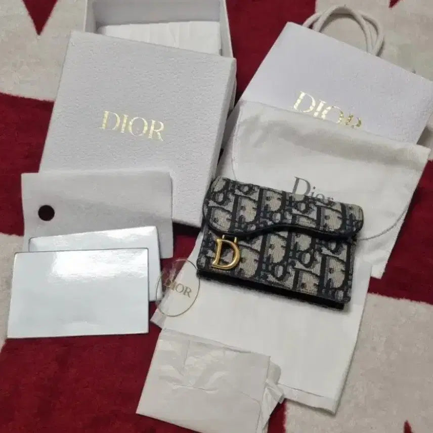 [BUNJANG] Dior Oblique Saddle Card Wallet / 디올 오블리크 새들 카드지갑